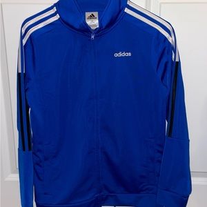 Boys Adidas Jacket Full Zip Size L (14/16)